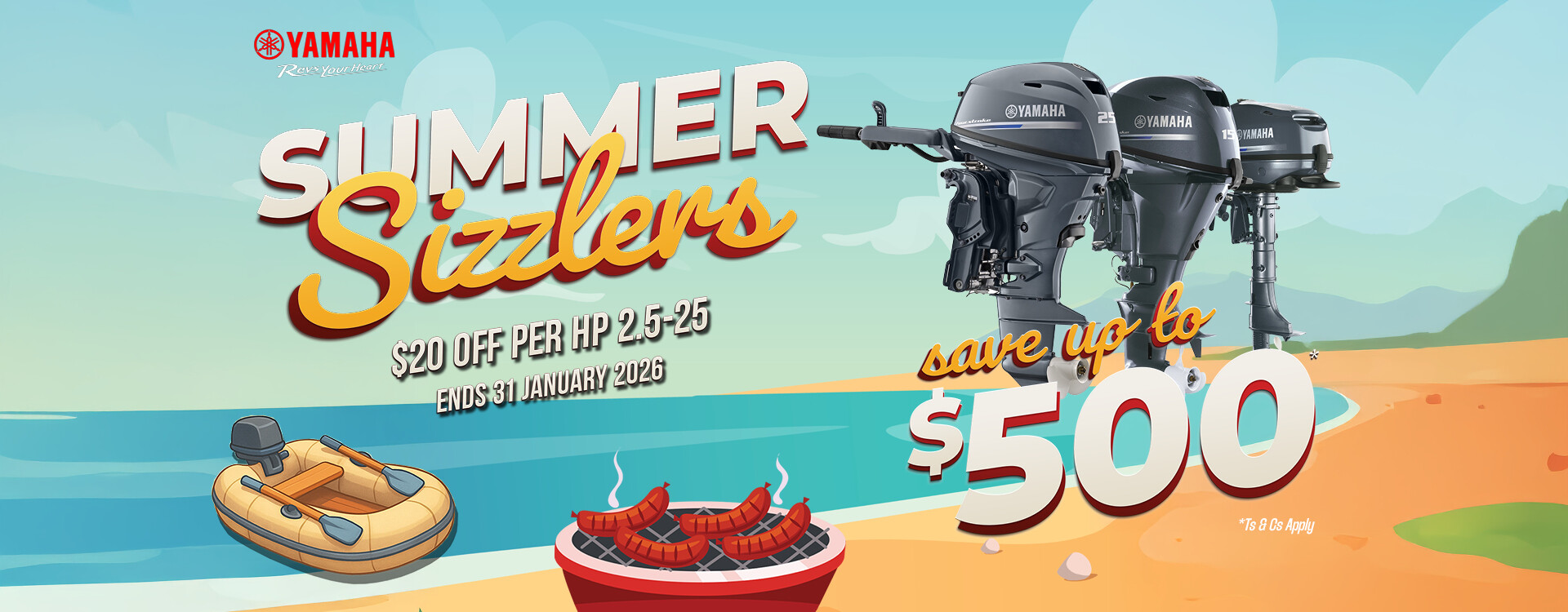 Portable Four Stroke 2.5 - 25HP