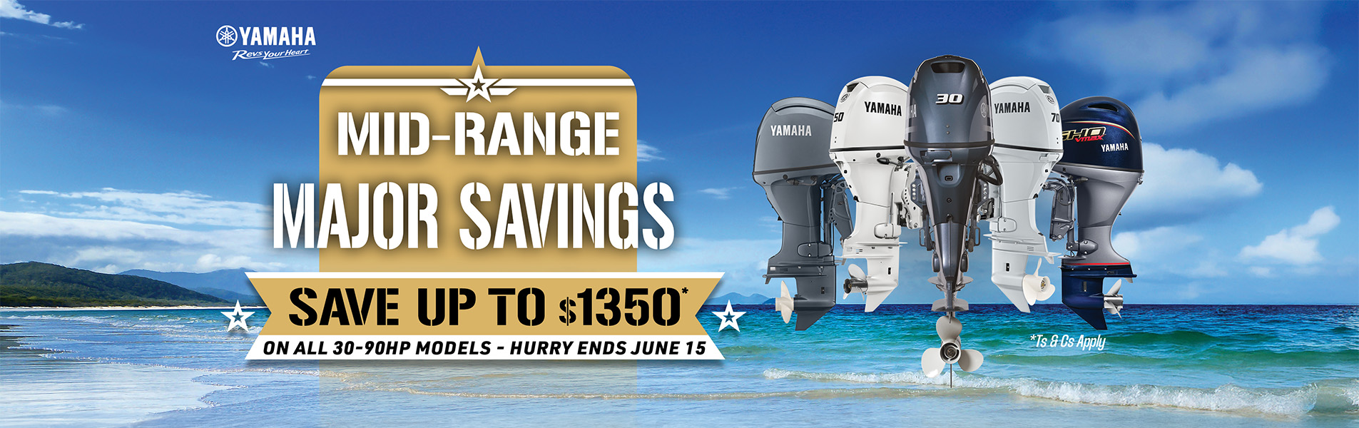 A Quintrex 350 Explorer aluminium boat with a black canopy and Yamaha outboard motor carrying two people on the water