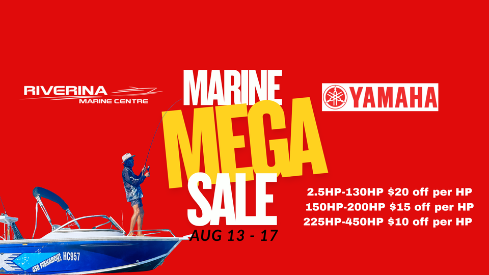 Marine Mega Sale Now On at Riverina Marine Centre: Huge Savings on Quintrex and Yamaha!